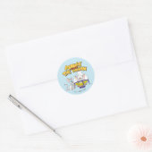 Pinky en Brain | Laboratoriumwetenschap Ronde Sticker (Envelop)