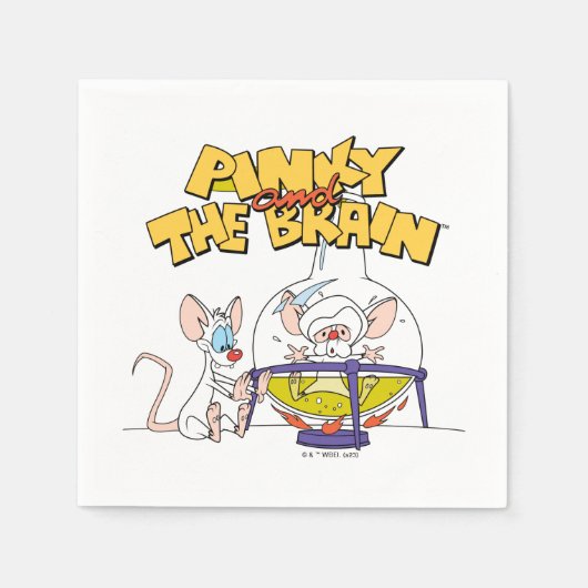 Pinky en Brain | Laboratoriumwetenschap Servet (Voorkant)