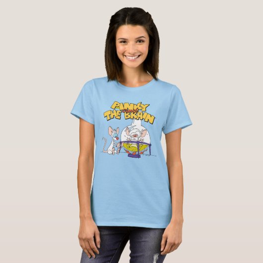 Pinky en Brain | Laboratoriumwetenschap T-shirt (Voorkant volledig)
