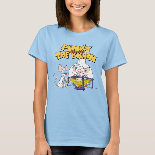 Pinky en Brain | Laboratoriumwetenschap T-shirt (Voorkant)