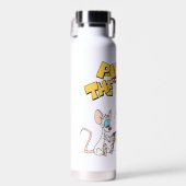 Pinky en Brain | Laboratoriumwetenschap Waterfles (Voorkant)