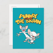Pinky en Brain | LOGO SHOW Briefkaart (Voorkant / Achterkant)