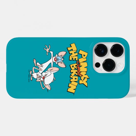Pinky en Brain | LOGO SHOW Case-Mate iPhone Case (Achterkant (horizontaal))