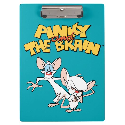 Pinky en Brain | LOGO SHOW Klembord (Voorkant)
