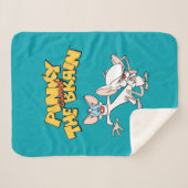 Pinky en Brain | LOGO SHOW Sherpa Deken (Voorkant (horizontaal))