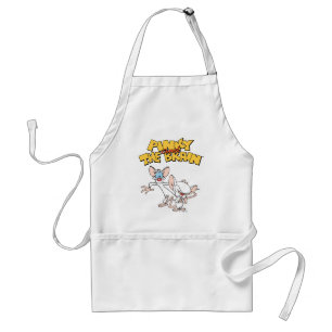 Pinky en Brain LOGO SHOW Standaard Schort