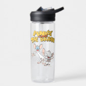 Pinky en Brain | LOGO SHOW Waterfles (Links)