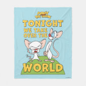Pinky en Brain | Overname van de wereld Fleece Deken (Voorkant)