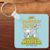 Pinky en Brain | Overname van de wereld Sleutelhanger (Voorkant)