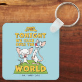 Pinky en Brain | Overname van de wereld Sleutelhanger (Achterkant)