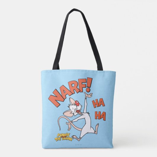 Pinky en Brain | Pinky "Narf" Draagtas (Achterkant)