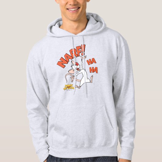 Pinky en Brain | Pinky "Narf" Hoodie (Voorkant)