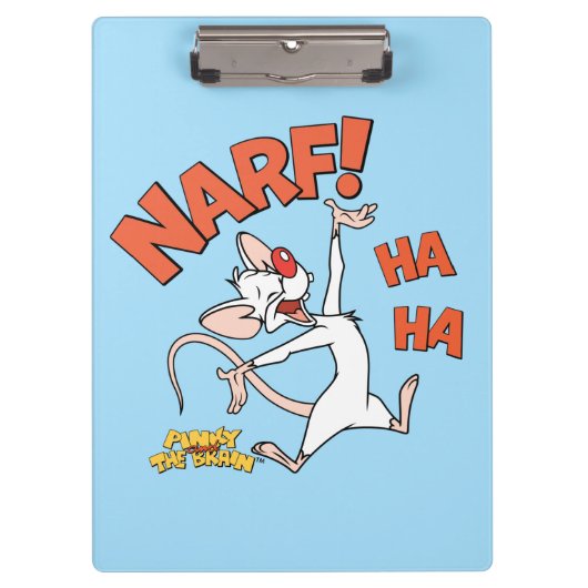 Pinky en Brain | Pinky "Narf" Klembord (Voorkant)