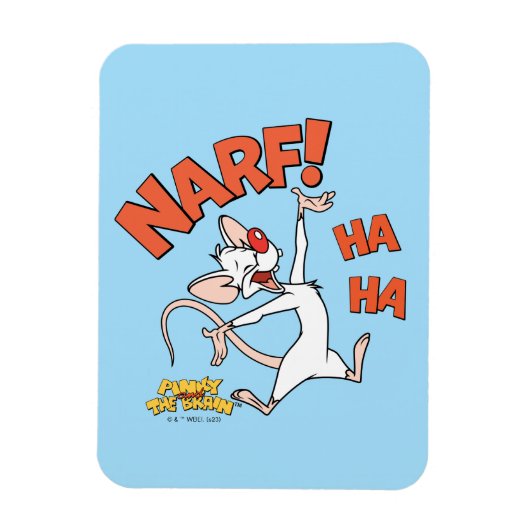 Pinky en Brain | Pinky "Narf" Magneet (Verticaal)