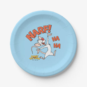 Pinky en Brain   Pinky "Narf" Papieren Bordje