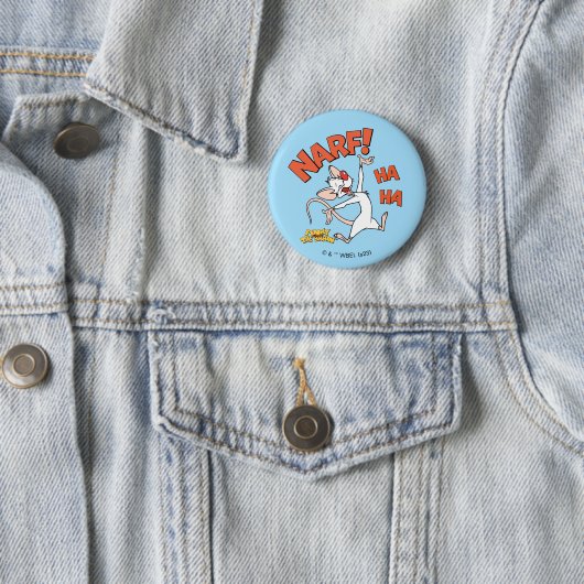 Pinky en Brain | Pinky "Narf" Ronde Button 5,7 Cm (In situ)