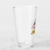 Pinky en Brain | Retro-tekenafbeeldingen Glas (Rechts)