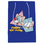 Pinky en Brain | Retro-tekenafbeeldingen Medium Cadeauzakje (Voorkant)