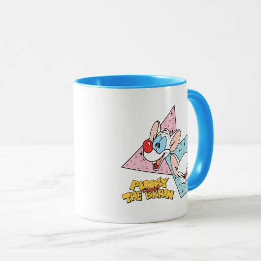 Pinky en Brain | Retro-tekenafbeeldingen Mok (Voorkant rechts)