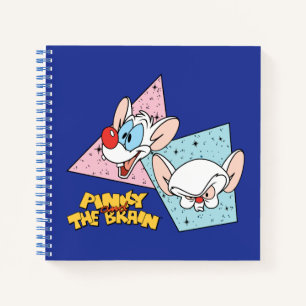 Pinky en Brain   Retro-tekenafbeeldingen Notitieboek