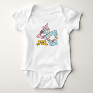 Pinky en Brain Retro-tekenafbeeldingen Romper