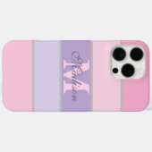 Pinky en paarse pastel iPhone / iPad case (Achterkant (horizontaal))