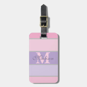Pinky en paarse pastel iPhone / iPad case Bagagelabel