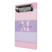 Pinky en paarse pastel iPhone / iPad case Mini Klembord (Angled2)