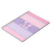 Pinky en paarse pastel iPhone / iPad case Notitieboek (Linkerzijde)