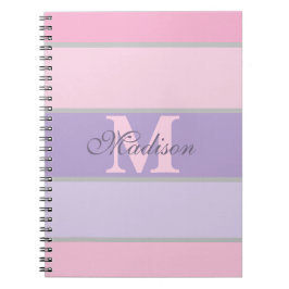 Pinky en paarse pastel iPhone / iPad case Notitieboek