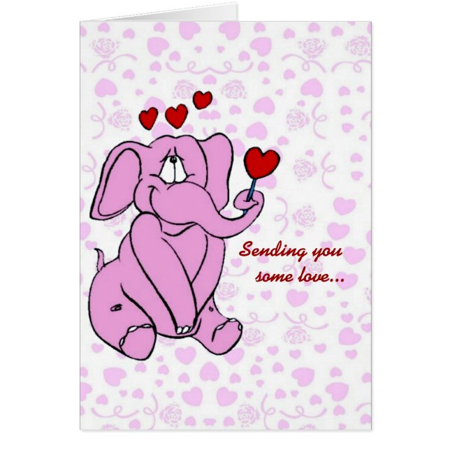 Pinky Love Card (Voorkant)