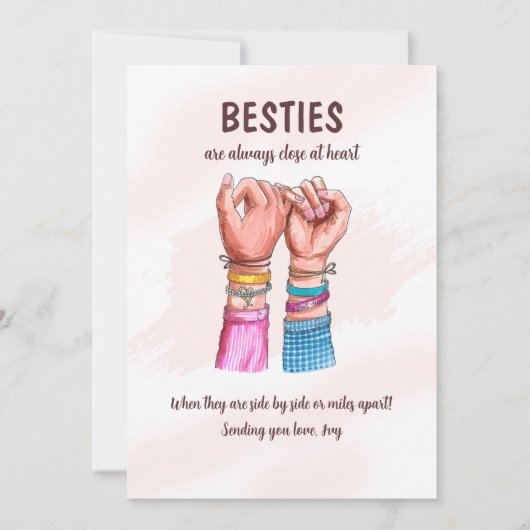 Pinky Promise Kaart (Voorkant)