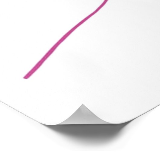 Pinky Promise met hart Poster (Hoek)