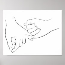 Pinky Promise Minimale Lijn Kunst Cute Simple Tren