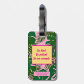 Pinky Validation Vacation Bagagelabel (Achterkant verticaal)