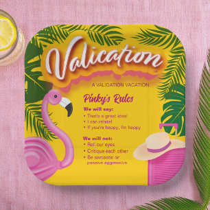 Pinky Validation Vacation Papieren Bordje
