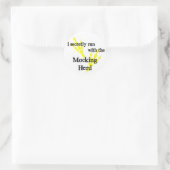 PinMockingHerd Ronde Sticker (Tas)