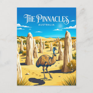 Pinnacles Desert Australië Briefkaart