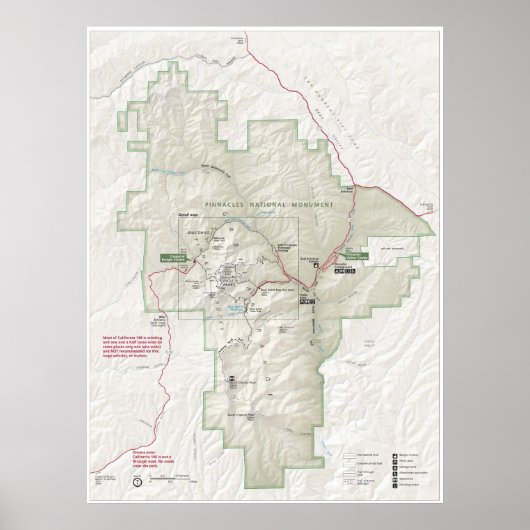 Pinnacles National Monument Poster (Voorkant)