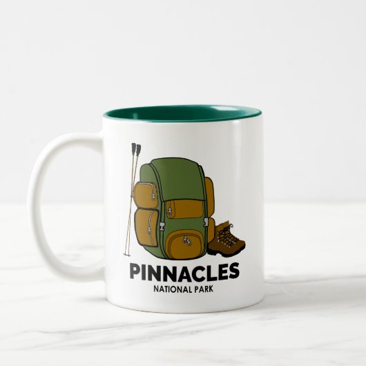 Pinnacles National Park Backpack Tweekleurige Koffiemok (Links)