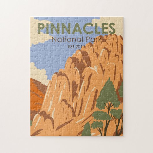 Pinnacles National Park California Legpuzzel (Verticaal)