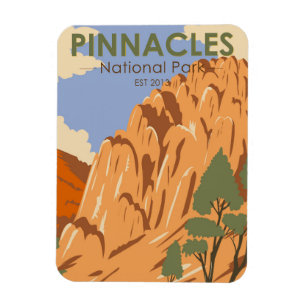 Pinnacles National Park California  Magneet