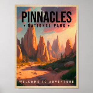 Pinnacles National Park California  Poster