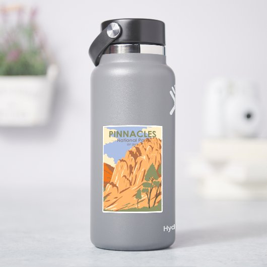 Pinnacles National Park California  Sticker (HydroFlask)