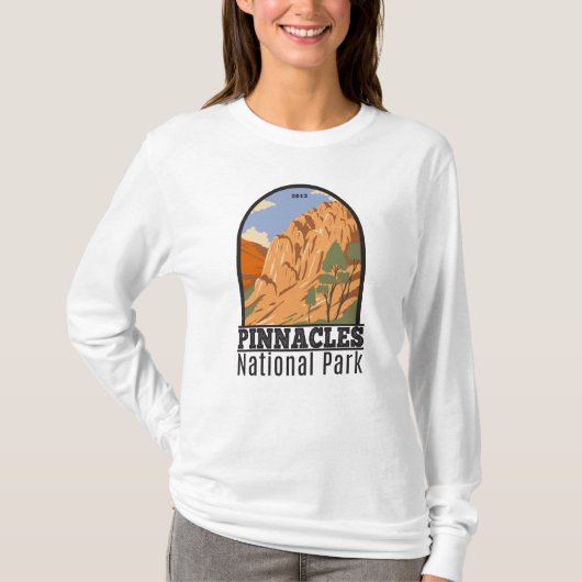 Pinnacles National Park California T-Shirt Vintage (Devant)