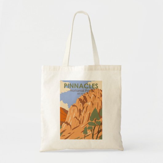 Pinnacles National Park California Tote Bag (Voorkant)