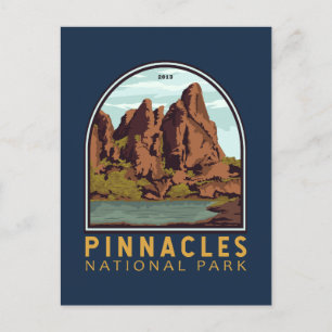 Pinnacles National Park Emblem Briefkaart