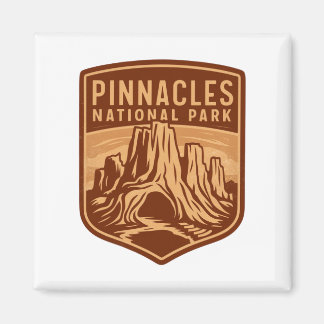 Pinnacles National Park Reizen Embleem Magneet