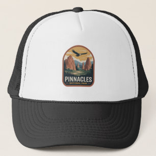 Pinnacles National Park Vintage Badge Trucker Pet