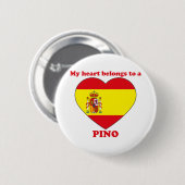 Pino Ronde Button 5,7 Cm (Voorkant /achterkant)
